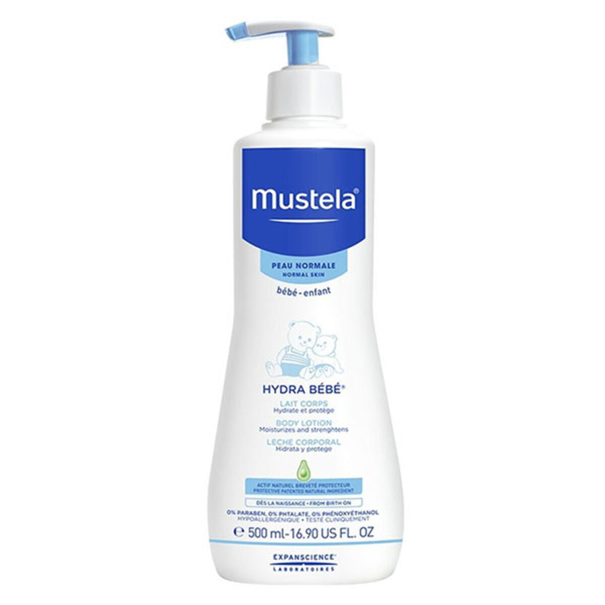 Body Lotion Mustela Hydra Bebé (500 ml)-0
