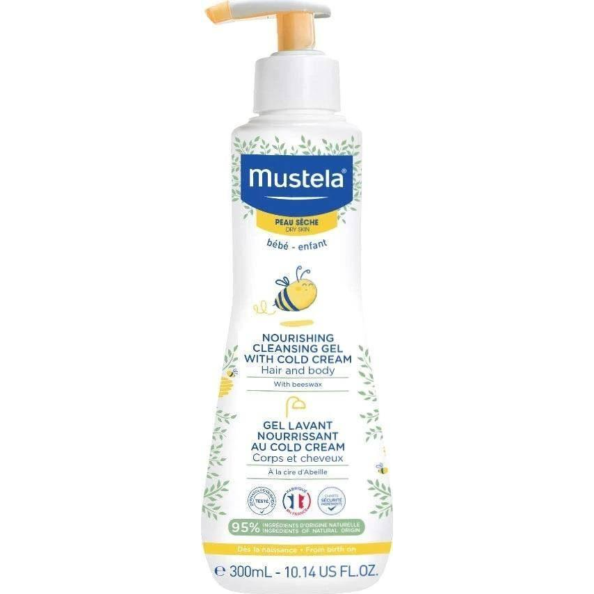 Mustela MUSTELA_Nourishing Cleasning Gel With Cold Cream odżywczy żel do mycia do suchej skóry 300ml (3504105036089)-0
