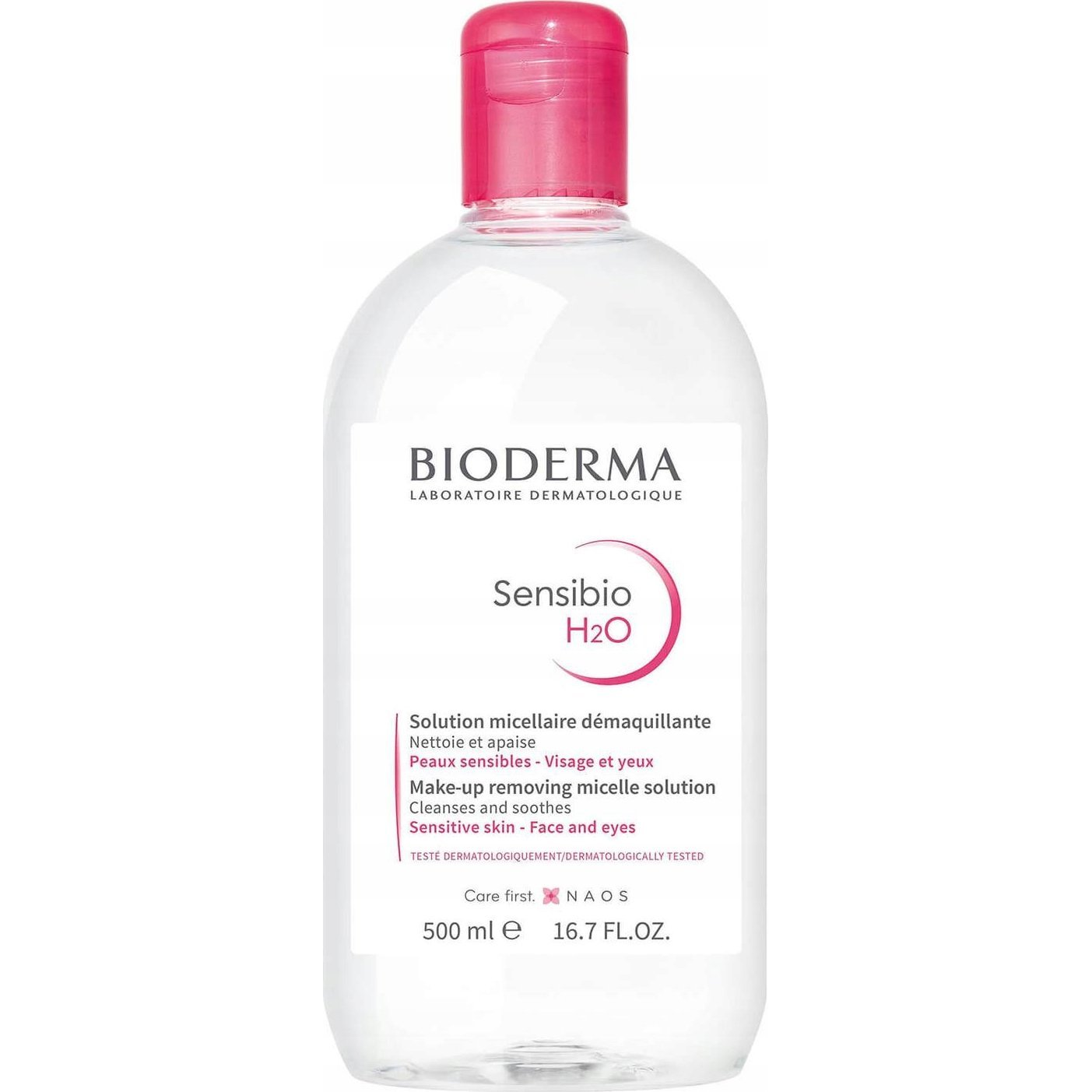 Bioderma Sensibio H2O płyn micelarny do skóry wrażliwej 500ml (27103)-0