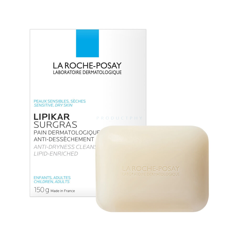 LA ROCHE-POSAY Lipikar Surgras Cleansing Bar 150 g (3433422404533)-0