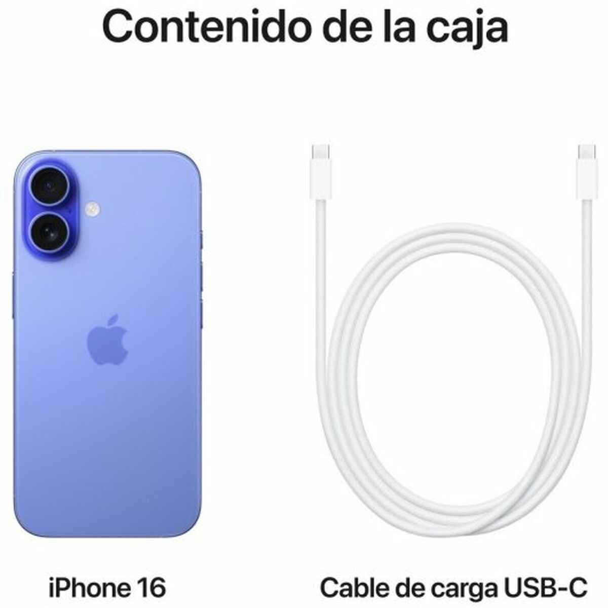 Smartphone Apple iPhone 16 6,1" Hexa Core 8 GB RAM 512 GB Blue-1