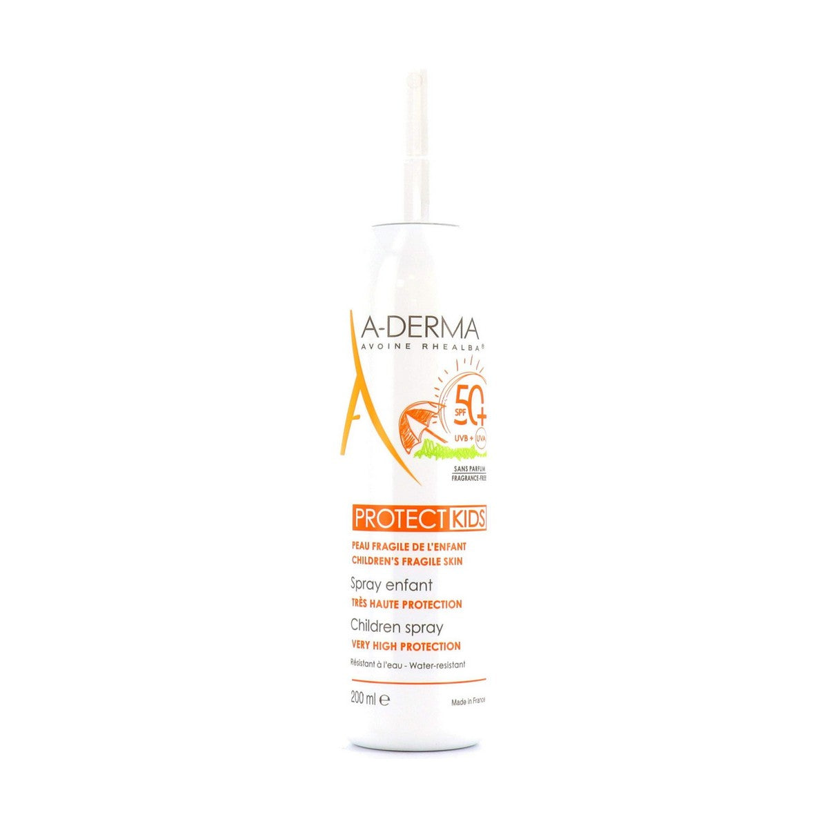 Sunscreen Spray for Children A-Derma Protect Kids SPF 50+ (200 ml)-0