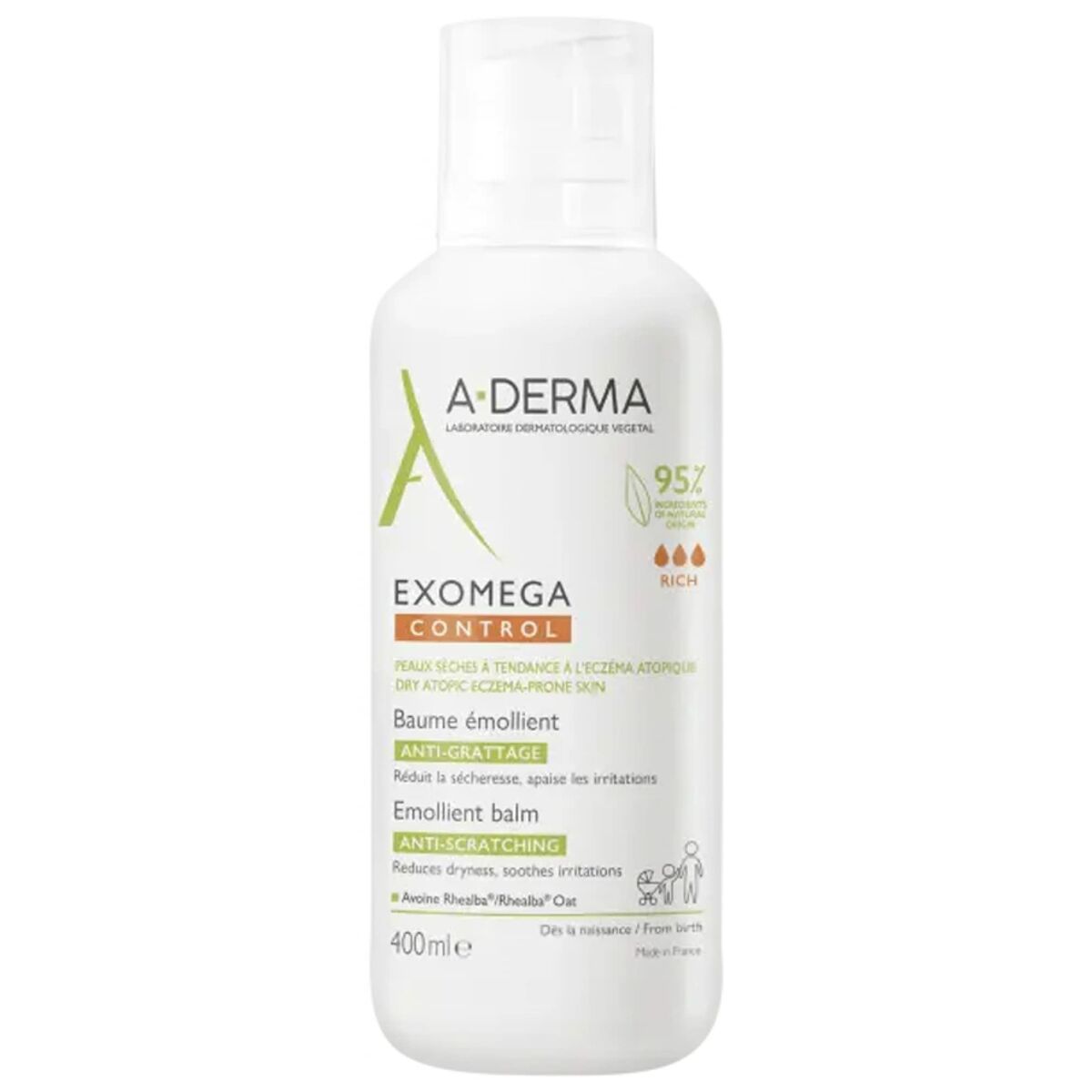 Relaxing Body Emulsion A-Derma Exomega Control Baume Balsam-0