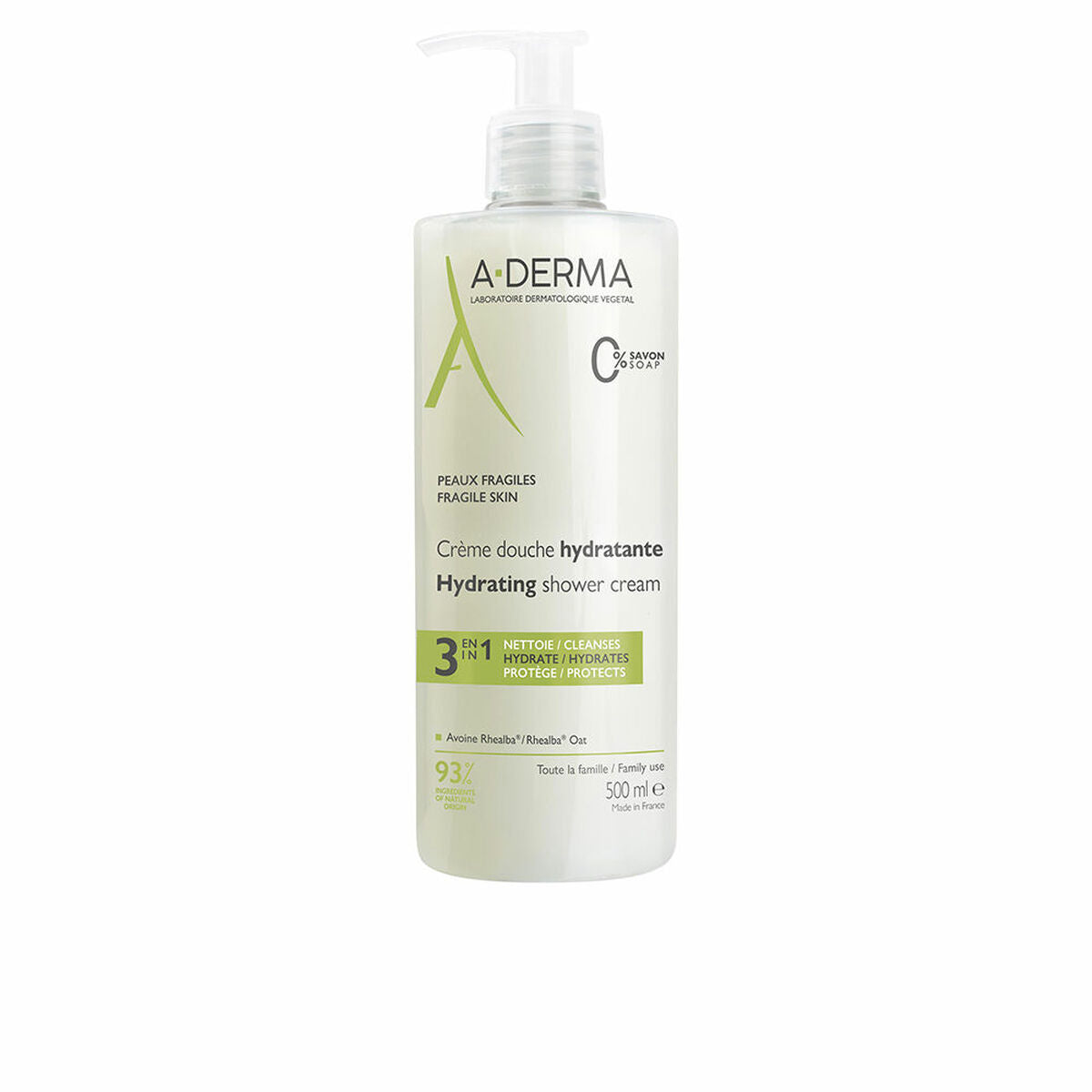 Shower Cream A-Derma LES INDISPENSABLES 500 ml-0