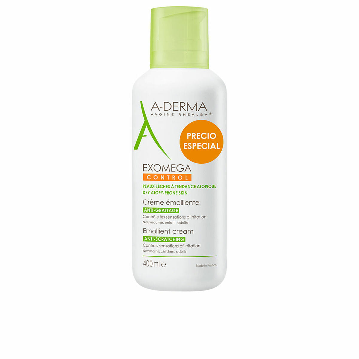 Facial Sun Cream A-Derma Exomega Control 400 ml-0