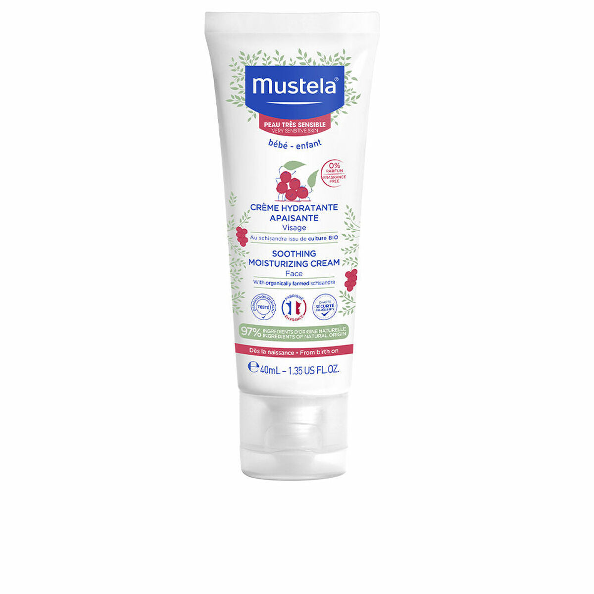 Hydrating Facial Cream for Babies Mustela Niño 40 ml-0