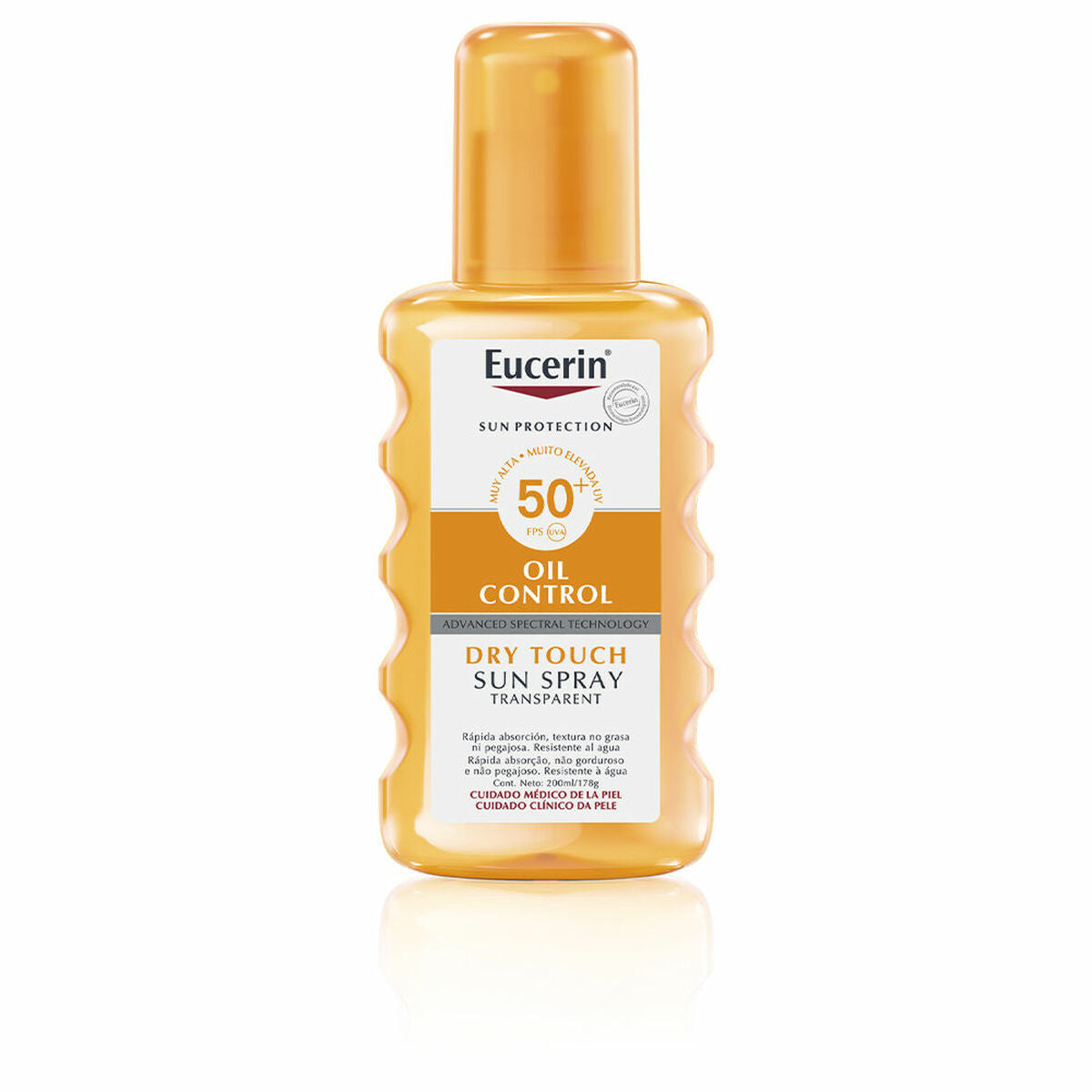 Body Sunscreen Spray Eucerin Transparent SPF 50 (200 ml)-0