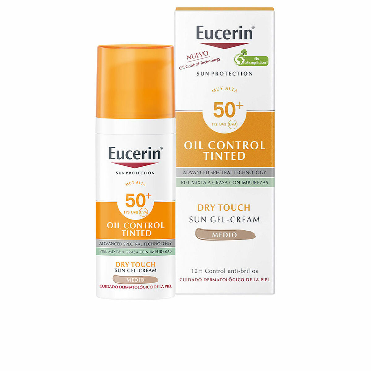 Sun Block Eucerin Dry Touch Medium SPF 50+ (50 ml)-0