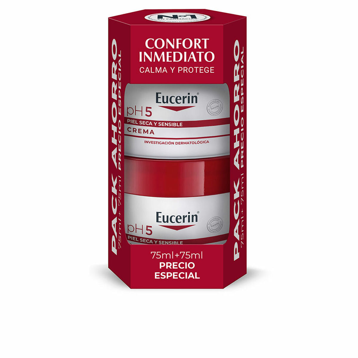 Moisturising Body Cream Eucerin PH5 75 ml 2 Units-0