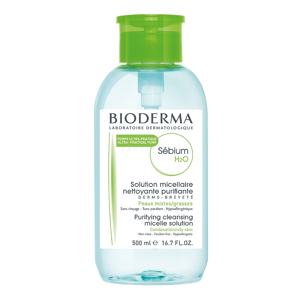 BIODERMA Sébium H2O Solution Micellaire Pump 500 ml (3401396991830)-0