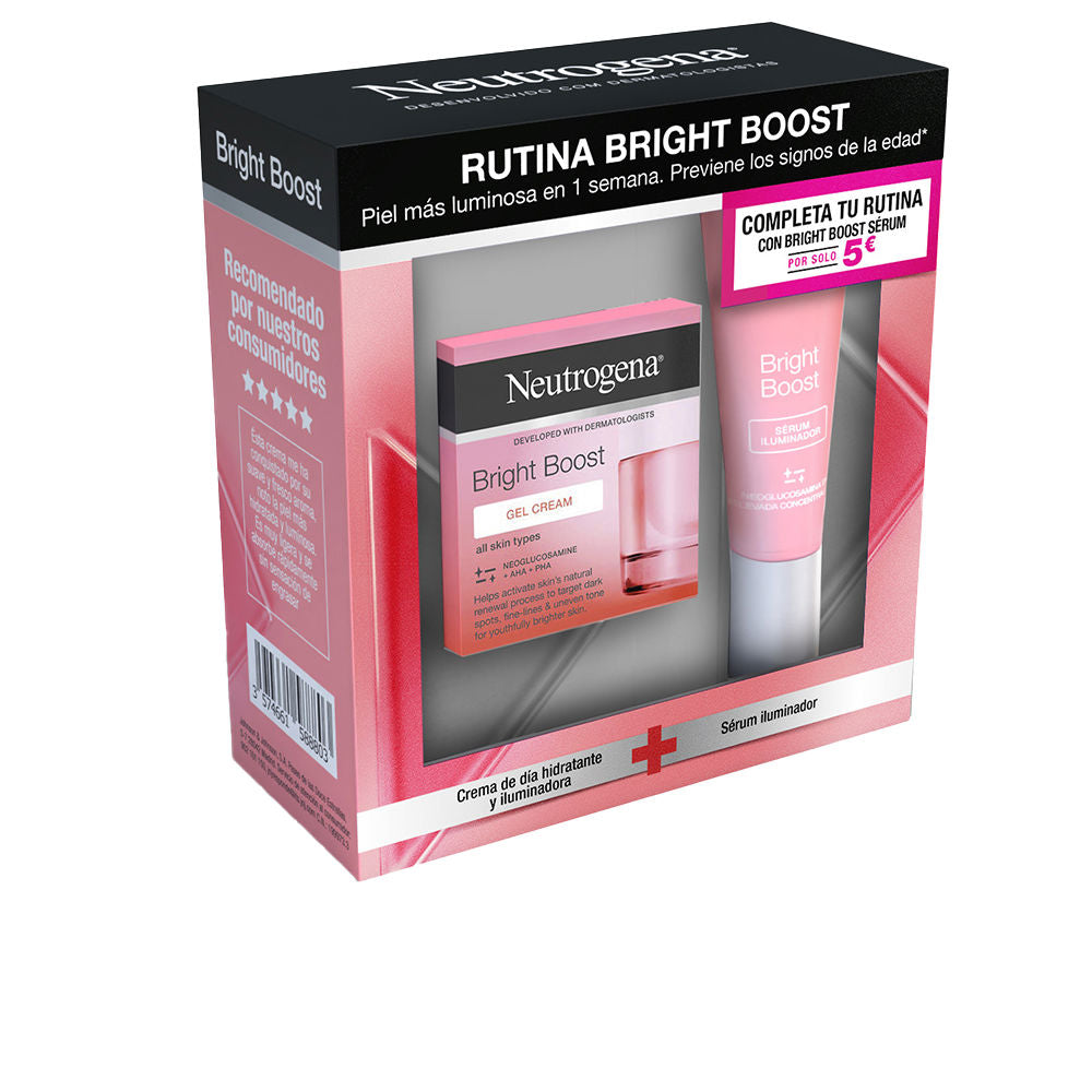 BRIGHT BOOST ROUTINE CREAM GEL &amp; SERUM LOT 2 pcs-0