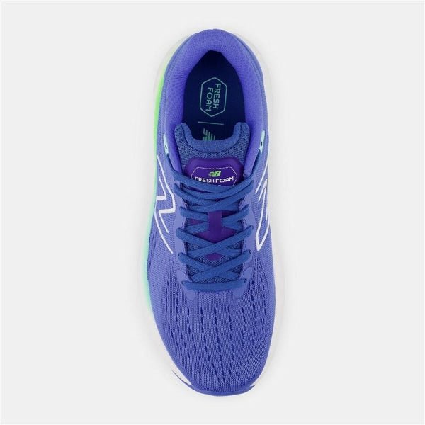 RUNNING SHOES FOR ADULTS NEW BALANCE FRESH FOAM EVOZ V2 LADY BLUE - blibon.com