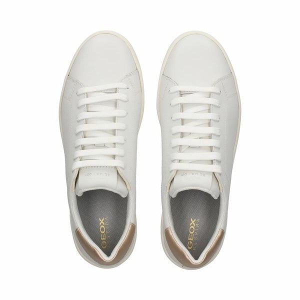 SCARPE CASUAL DA DONNA GEOX SPHERICA ECUB - 1 BIANCO - blibon.com