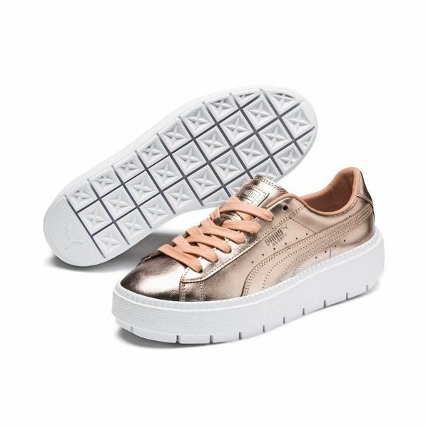 SCARPE CASUAL DA DONNA PUMA BASKET PLATFORM TRACE LUXE - blibon.com