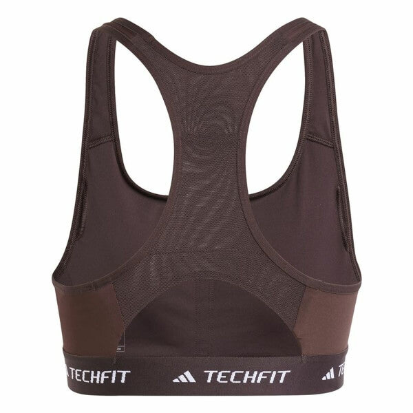 SPORTS BRA ADIDAS TECHFIT MEDIUM BROWN