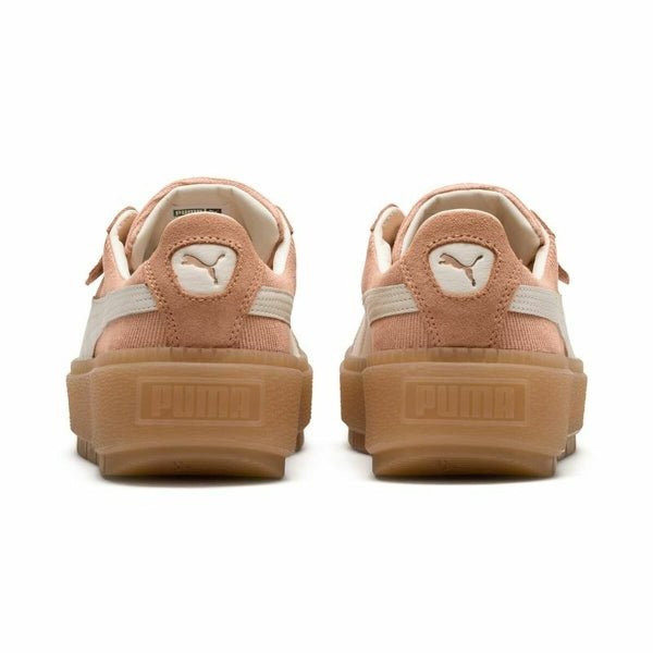WOMEN'S CASUAL TRAINERS PUMA PLATFORM TRACE CORDUROY ORANGE - blibon.com